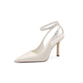 Amazon.com | Spikyrose 25L689-1 Off White US8.5 | Pumps - color: Off-white, size: 8.5
