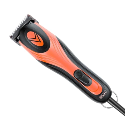 Wahl Pro Animal KM Velocity Corded Clipper, No-Slip Grip, Detachable Blades | Corded Clipper for Dogs, Cats, and Horses, LOCKGUARD Technology, No-Slip Grip for All-Day Comfort, Includes Detachable Blades
