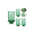 4 Pack Reusable Ranch Fly Traps Outdoor Hanging Fly Cage | Fly Catcher with Bait Tray, Fly Catcher Killer Hunter Cage Control, Farm Horse Stable Fly Trap for Orchard Barn Garden - size: 4 pack
