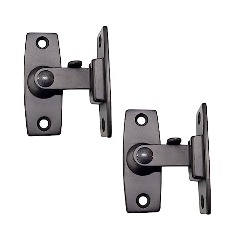 2.5" Heavy Forged Solid Brass Door Latch, 90 Degree Right Angle Door Latch Buckle for Doors & Windows, US10B ORB Oil-Rubbed Bronze, 2Pack, Made in Taiwan - color: ORB, size: 2pack(90 Degree)
