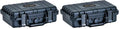 MEIJIA Portable All Weather Waterproof Protective Hard Case, Small Camera Case,Dry Case with Customizable Foam,Fit Use of Drones, Camera,Equipments, 11.65 ”x8.35”x3.78” - color: Black