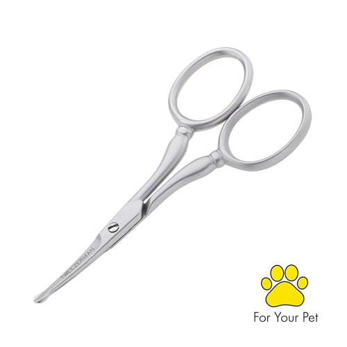 Tweezerman Pet Grooming Scissors-Rounded Tip Trimming Scissor for Dogs/Cats - style: Scissors