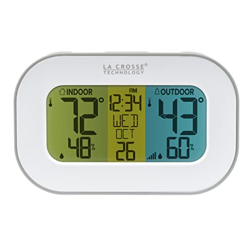 La Crosse Technology 308-148 Wireless Temperature Station with Tri-Color LCD