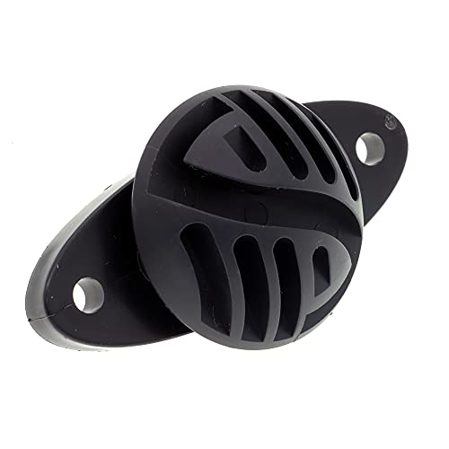 100 Pcs Black Wood Post Polywire Insulators for Electric Fence Wire | Screws Included