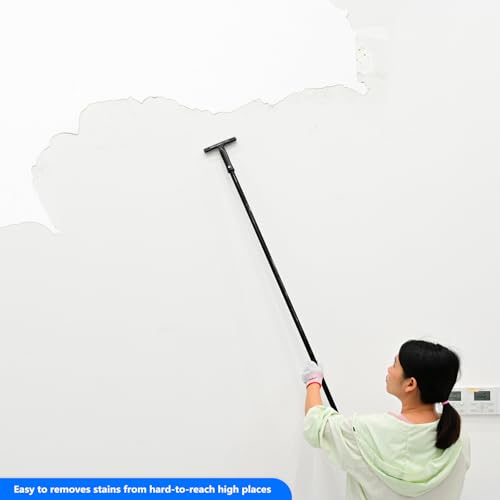 EHDIS Adjustable Razor Blade Scraper, 15''-58'' Long Handle 6" Blade Scraper Tool with 20 Double-Edge Blades for Cleaning Paint, Caulk, Adhesive,Painting Stripping Tools, Tile, Floors, Walls