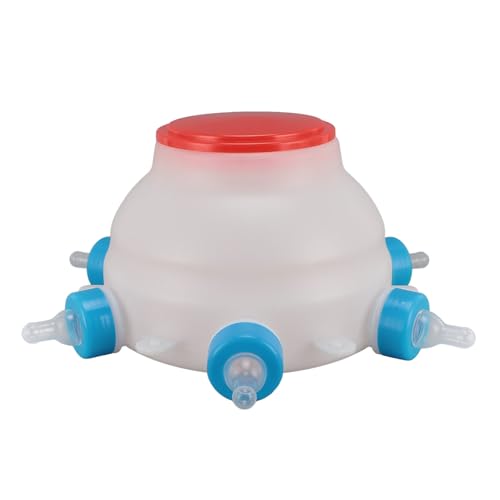Sheep Feeder, Lamb Feeder Milk Bottles Round PC Plastics Easy to Clean Sheep Feeding Bucket Baby Goat Bottle Goat for Piglet Lamb