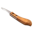 Farrier Hoof Abscess Small Loop Stainless Steel Knife with Wooden Handle 8" Long which is Designed to be Easy to use for All Veterinarians.