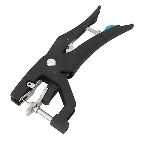 Livestock Tag Applicator, Alloy Steel, Automatic Rebound, Hydraulic Tag Tongs for Livestock, Cattle, Sheep, Pigs, Goats