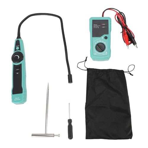 Underground Cable Locator, 7 Ft Max Detect Depth Cable Tester, Wire Tracer Break Detector Finder, 9843Ft Detect Length for Electrical Circuits Pipelines Dog Fence Buried Cables