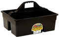 Little Giant® Plastic DuraTote | Horse Grooming DuraTote | Durable Tote Box Organizer with Easy Grip Handle | Extra Thick Sidewalls | Black - color: Black