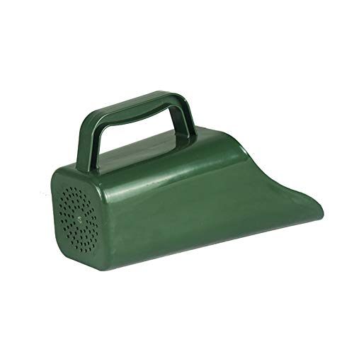 Soil Scoop, Plastic Potting Scoop for Indoor Plants and Gardening | Garden scoop for potting soil, compost, perlite, pellets, and container gardening with narrow pour shape and sifting holes
