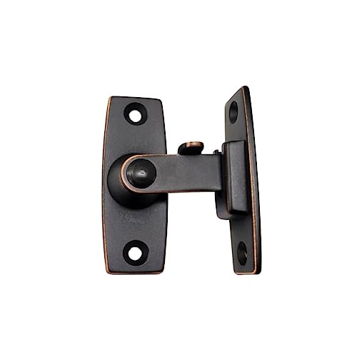 2.5" Heavy Forged Solid Brass Door Latch, 90 Degree Right Angle Door Latch Buckle for Doors & Windows, Aged Classic Bronze, 1 Pack, Made in Taiwan - color: Aged Classic Bronze, size: 1pack(90 Degree)