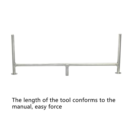 Wire Tightener Handle Electric Fence Wire Strainer Handle, I-Shaped Heavy Duty Inline Strainer Handle with Steel for Fencing,Lightweight Fence Tightener Tool, Suitable for Farm Fencing - style: Fence Tightener