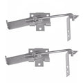 2PCS Zinc Barn Door Jamb Latch with Hook 7" Cam Latch Sliding Door, Keeping Doors Tight, Adjustable Latch Length, National Hardware Cam Action Jamb Latch