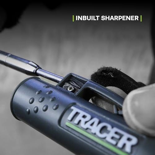 Tracer 2.8mm Carpenters Pencil Deep Hole Construction Pencil | Site Holster and Pencil Sharpener Carpenter Pencils Mark Up to 5.7 Inches Woodworking Pencil - Lapiz de Construccion - style: Pencil