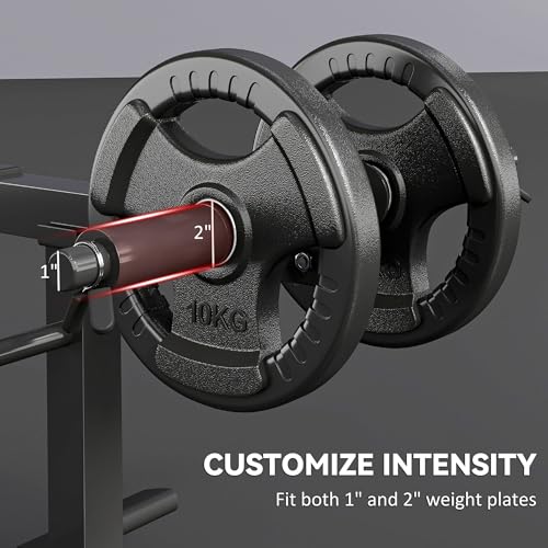 Soozier Seated Calf Raise Machine for Home Gym Waist Arm Training | Adjustable Calf Machine Leg Extension - color: Black