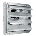 VEVOR 16 Inch Shutter Exhaust Fan Wall Mounted Automatic Louvers Silver, Sturdy Steel Housing, 2438 CFM Low Noise, AC Motor, Ventilation and Cooling for Attic, Garage, Barn, Greenhouse, Workshop - size: 16 Inch