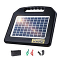 Solar Electric Fence Charger - 0.65 Joules 35 Mile Range Portable Solar Powered Electric Fence Charger, Integrated Machine for Livestock and Garden Protection - size: LFR050