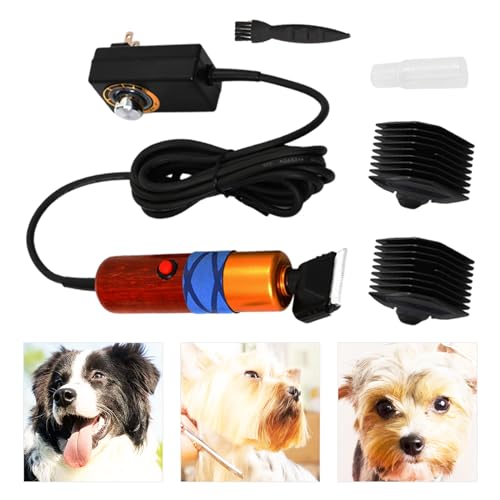 Pet Grooming Clippers 36W, Sheep Shears, with Plug & Blades Electric Clippers, Grooming Clippers for Dogs Cat Goat Alpaca, Angora Rabbits, Low Noise ≤ 60db, Heavy-Duty Hair Trimmer Kit