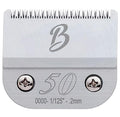 Detachable A Series 50 Blade Dog Grooming Clipper Blades Cuts Length 1/125" 0.2mm Japanese High Carbon Steel Dog Grooming Clipper Replacement Blade 50 | Compatible A5 Series(B50) - color: 50 (1/125" 0.2mm)