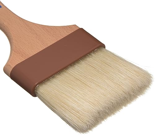 SPARTA Kitchen Basting Brush – 4037500 Basting Brush for Cooking Flat Boar Bristle Brush, Hardwood Handle for Kitchens, Restaurants, Catering, High Heat Food Prep, 3in - size: 9.25" x 3" (Pack of 1)