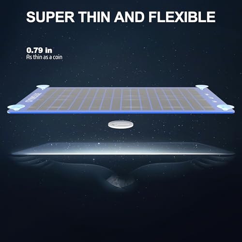 OYMSAE 12W 12V Portable Waterproof Solar Panel Trickle Charger & Maintainer | Portable Waterproof Solar Panel Kit | Intelligent Safety Protections | for Boat, Marine, RV, Automotive, Motorcycle, Trailer - size: 12W
