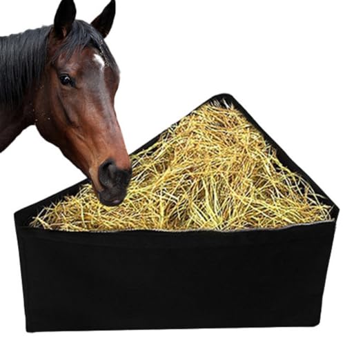 Feed Bags for Horses - Portable Heavy Duty - Sheep Slow Feed Hay Bag,for Goat Sheep Cattle Cow Bunny Chicken Livestock Stall Barn Trailer Storage