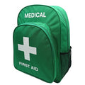 Red Emergency Bag First Aid Backpack Empty Medical First Aid Bag Treatment Trauma Bags for Camping Pet Dog Cat (Green White) - color: Green White