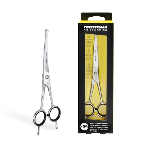 Tweezerman 7" Pet Grooming Shears-Safety Round Tips for Dogs & Cats - style: 7" Shears