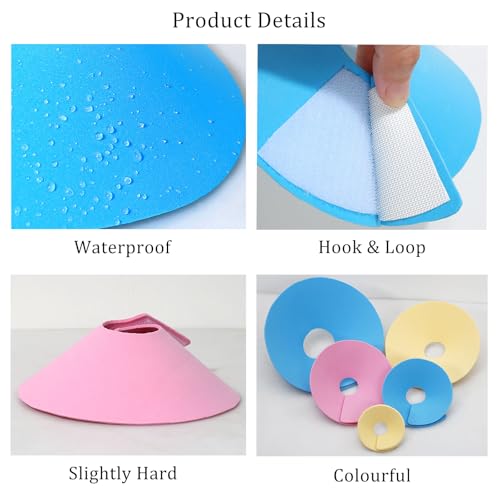 3 Pcs Adjustable Recovery Bird Cone Collar,Hamster Elizabeth Collar Protective Cones for Sugar Glider Hamster Ferret Squrrel_XL - size: XL
