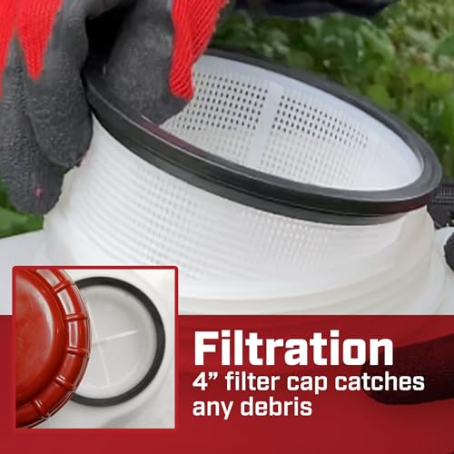 CHAPIN 4-Gallon Backpack Sprayer with Anti-Clog Filtration | Durable translucent poly tank for fertilizers, herbicides, pesticides and lawn care - size: 4 Gallon, Euro Style