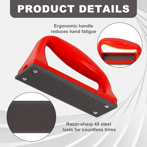 Mini Hoof Rasp for Horses, Farrier Rasp for Goat Feet Hooves,Ergonomic Grip | Carbon Steel Portable Hoof Trimming Tool, Removes Excess Hoof and Smooths Rough Edges for Foals, Goats, Ponies & Donkeys