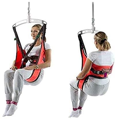 Patient Lift Sling - Commode Medical Transfer for Shower Bath, U Sling for Toileting, Elderly Bariatric - Divided U Slings, XS - size: X-Small