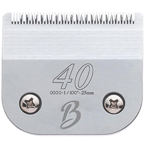 Detachable A Series 40 Blade Dog Grooming Clipper Blades Cuts Length 1/100" 0.25mm Japanese High Carbon Steel Dog Grooming Clipper Replacement Blade | Compatible A5 Series(B40) - color: 40 (1/100" 0.25mm)