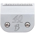 Detachable A Series 40 Blade Dog Grooming Clipper Blades Cuts Length 1/100" 0.25mm Japanese High Carbon Steel Dog Grooming Clipper Replacement Blade | Compatible A5 Series(B40) - color: 40 (1/100" 0.25mm)