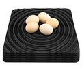 6 Pack Washable Chicken Nesting Pads, 13 x 12 inch, Black, Solid, Anti-Slip, Injection Molded Polypropylene, Suitable for Chicken Coops - color: 6pack-black