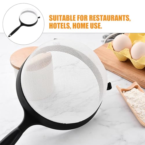 Alipis Plastic Flour Sieve, Flour Sifter, Sugar Powder Spreader, Mesh Strainer Colander Food Soy Milk Sieve with Handle Icing Sugar Sifters Tea Filter for Kitchen