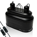 Reptile lamp, Maximum 160W Each Reptile hot lamp Comes with a Separate Switch, Suitable for Lizards, Turtles, Snakes, and Amphibians.
