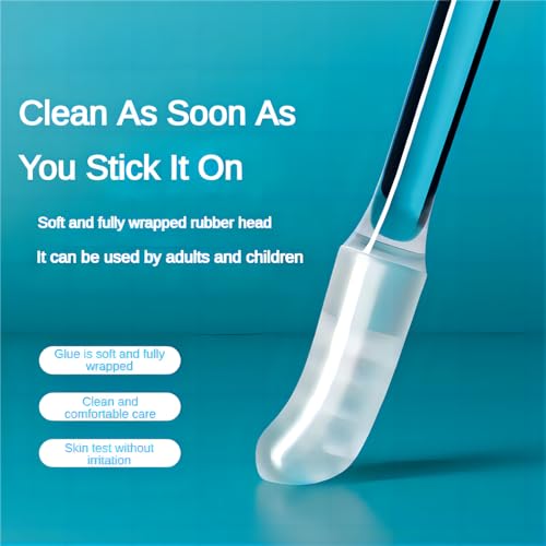 Sticky Ear Cleaning Stick, 2026 New Reusable Ear Wax Removal Tools with Dust Cover Packaging, Earwax Removal Adhesive Swabs for Kids and Adults (Large, 48PCS) - color: Large, size: 48PCS