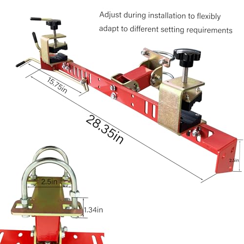 ZTR-TR Zero Turn Mower Trimmer Holder Fit for 1"-2" Roll Bars Adjustable Quick Clamp Locking System