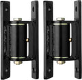 Heavy Duty Gate Hinges,7in,1100lbs Capacity,Thick Solid Steel | Built in Roller Bearing Hinges for Wood & Metal Gates, 90°Inward/Outward Smooth Swing, Bolt/Weld On Fence/Barn/Driveway,2Pack - size: Large-ZJ