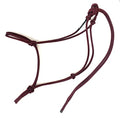 Soft 2 Knot Horse Halter - color: Burgundy, size: Small