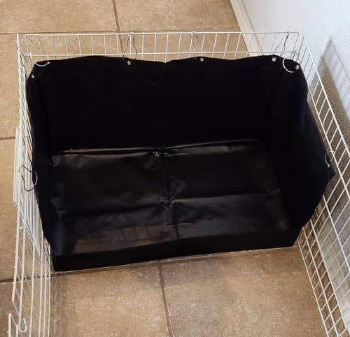Hayzee Original Guinea Pig Hay Holder Feeder Litter Box Less Mess Encourages Natural Burrowing Instincts and Provides Ample Supply of Hay to Guinea Pigs and Rabbits (Black, 22") - size: 22"