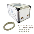 Patio Misting Kit - 250 PSI Patio misting System - Made in USA Pump - Up to 40 Nozzles Misting System - For Residential Misting System - Stainless Steel Misting Nozzles (10 Nozzle System) - size: 10 Nozzle System