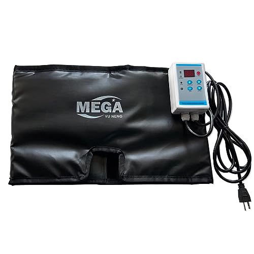 Honey Heater,Pail Heater,Drum Heater,Drum Heating Blanket,5Gal Band Heater,Honey Bucket Heater, Fixed Internal Thermostat and Timers Max Temp 130℉,350W,120V. - size: 5Gal