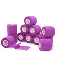 OK TAPE Self Adherent Cohesive Bandages Wrap 12Packs 2" x 5 Yards | Non-Woven for Thumb Finger Wrist Ankle Vet Wrap Bandages Tape Self Adhesive Bandage Wrap Breathable (Light Purple) - color: Light Purple, size: 2 In x 5 Yards