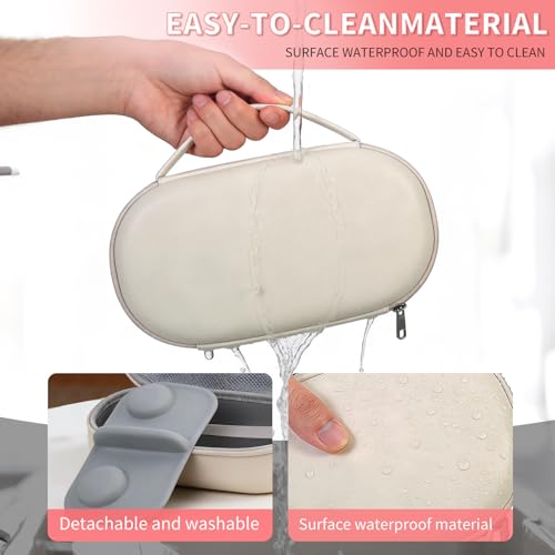 Wearable Breast Pump Bag, Carrying Case Compatible with Eufy Breast Pump, Portable Breast Pump Storage Bag for Momcozy Willow Medela and Most Breast Pumps, Hold 2 Pumps, Ideal for Going Out and Travel