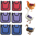 6PCS Chicken Saddles for Hens, Hen Saddle Apron Jacket with Adjustable Strap, Chicken Wing Feather Protector with Back & Side Protection - Lightweight Hen Aprons, Feather Protector