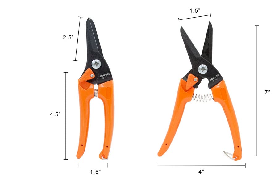 Zenport Q91 Zen-Magic Ultra Twig and Hoof Trimming Shear Twin-Blade, 7.5-Inch Long (2 Pack)
