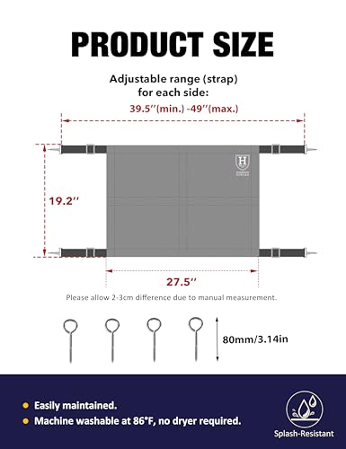 Harrison Howard Horse Stall Guard with Adjustable Straps and Sturdy Spring Hooks Included Aisle Guard Stall Guard for Horses, Tribal Vibe - color: Tribal Vibe